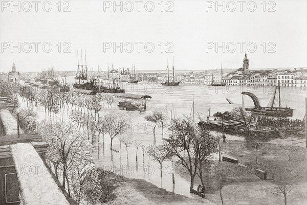 The Guadalquivir river.