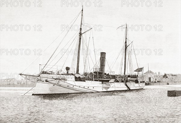 The torpedo boat New Spain.