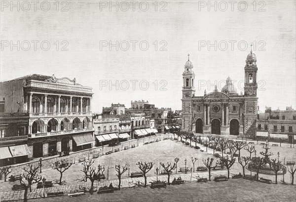 The Montevideo Metropolitan Cathedral.