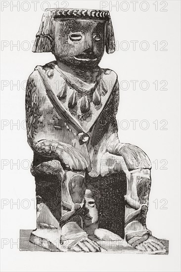 Ceramic figure with an Egyptian aspect from Chibcha.