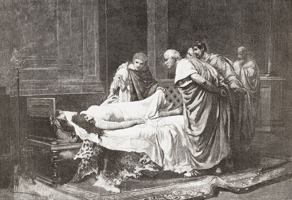 Nero before the body of his mother.