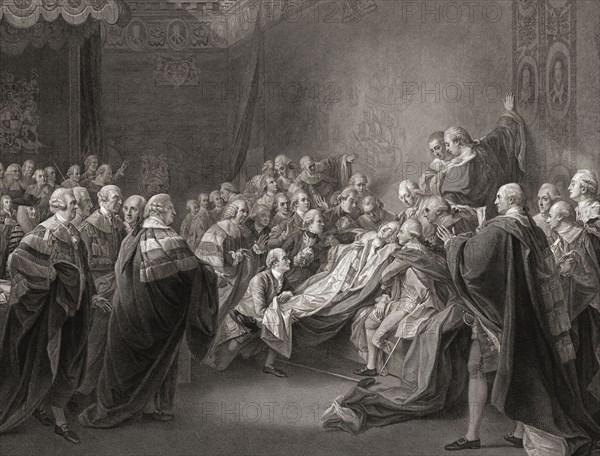 The Death of the Earl of Chatham.