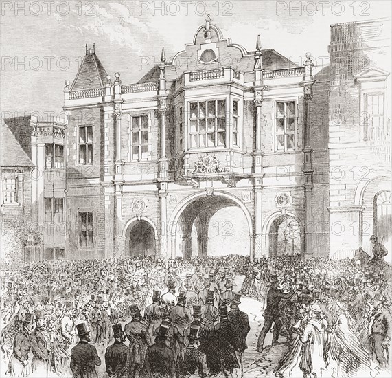 Opening of the new Corn Exchange.