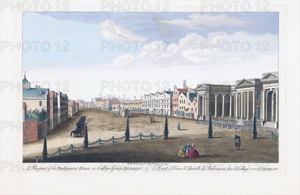 A Prospect of the Parliament House in College Green.