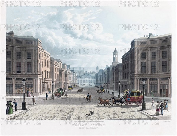 Regent Street from Piccadilly.