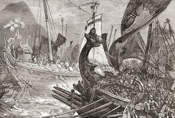The Battle of Salamis.