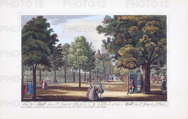 A View of the Mall in St. James's Park.