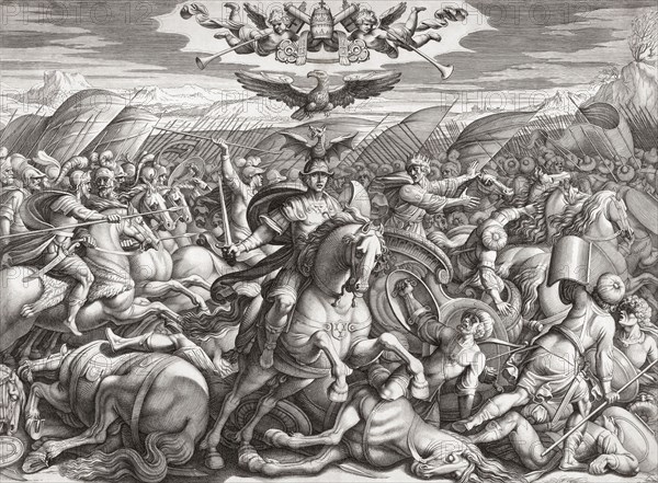 The Battle of Gaugamela.