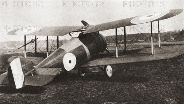 The Sopwith 7F.1 Snipe British single-seat biplane fighter of the Royal Air Force.