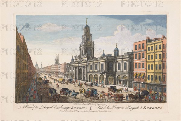 A View of the Royal Exchange London.