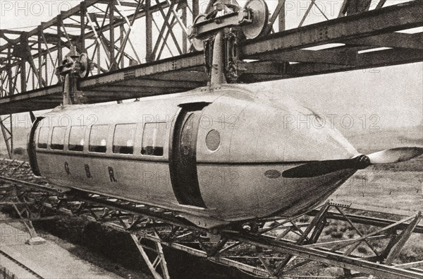 The Bennie Railplane.