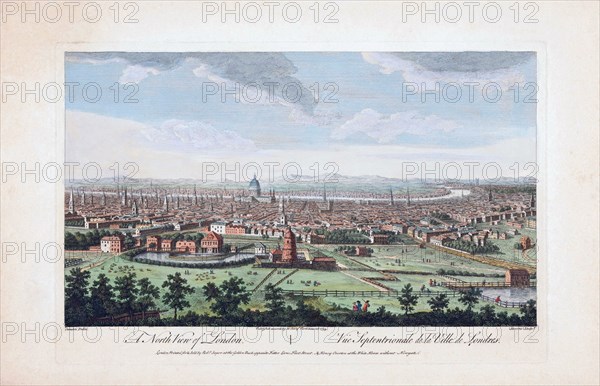 A north view of London.