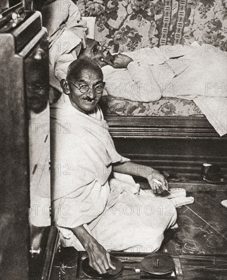 Mohandas Karamchand Gandhi.