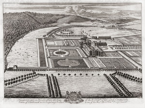 Hampton Court Palace.