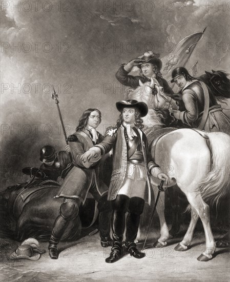 The lucky escape of William III on June 30, 1690.