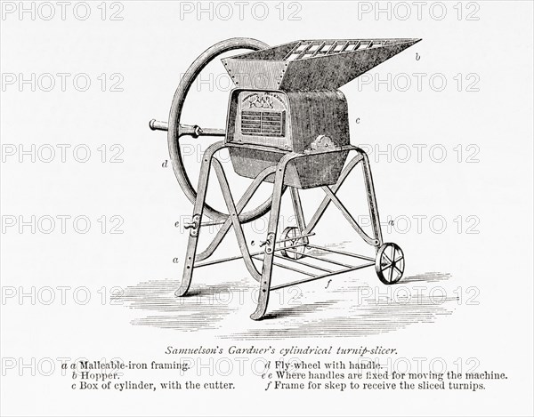 Samuelson's Gardener's cylindrical turnip-slicer.