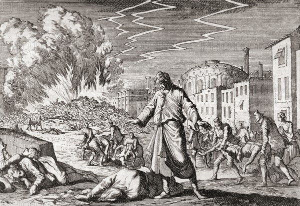 The bubonic plague in Naples.