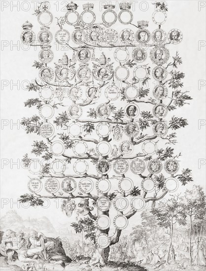 Genealogy of the Medici family of Florence.