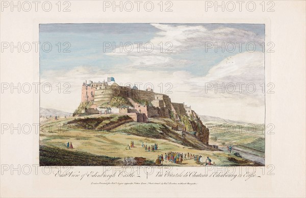East view of the city of Edinburgh.