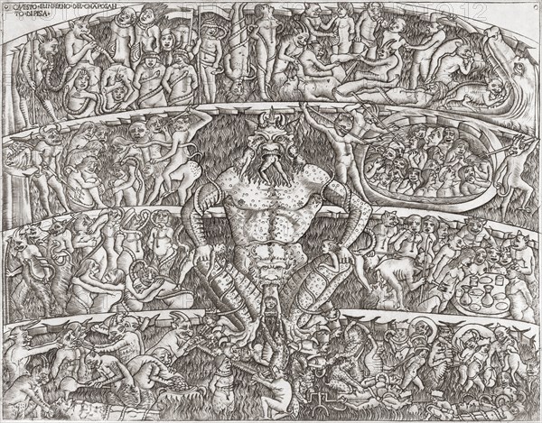 A medieval vision of Hell.