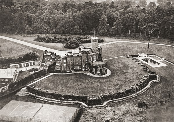 Aerial view of Fort Belvedere.