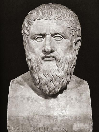 Bust of Plato.