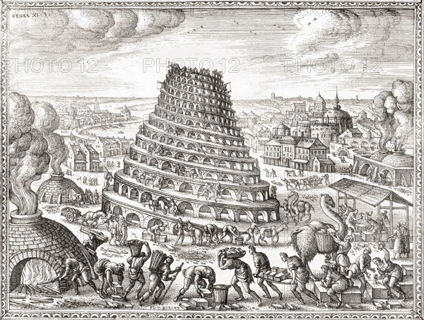 Construction of the Tower of Babel.