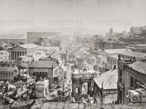 The Roman Forum.