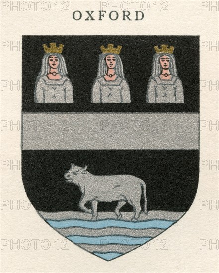 Coat of arms of the Diocese of Oxford.