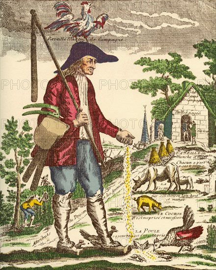 A French village peasant.