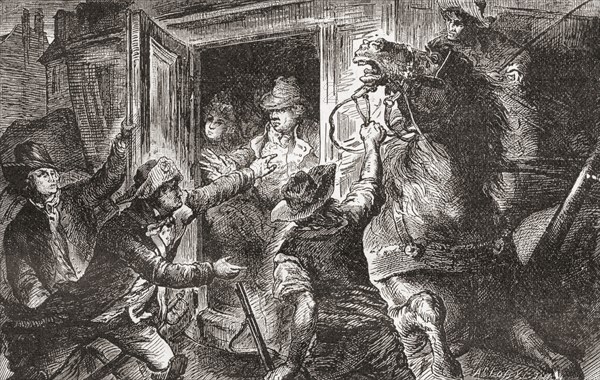 The detention of Louis XVI at Varennes.