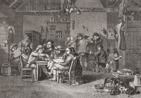 The Village Politicians after Sir David Wilkie.