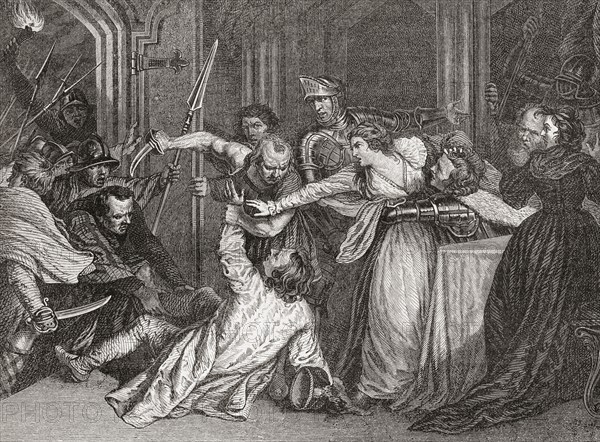 The Murder of Rizzio.