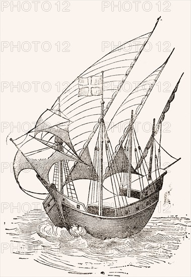 A 15th century Caravel.