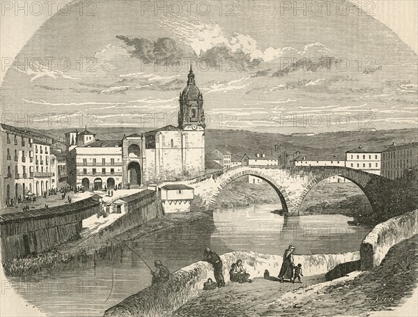 The old square and San Anton bridge.