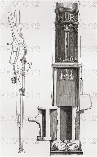 A breech loading Harquebus.