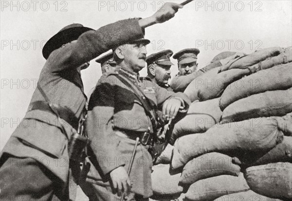 Lord Kitchener's personal visit to Gallipoli in 1915.