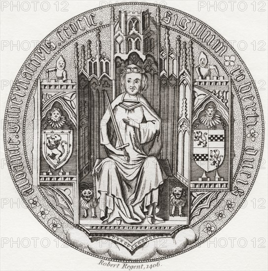 Seal Of Robert Stewart.