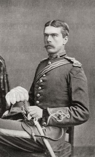 Lord Kitchener as a young officer of the Royal Engineers.