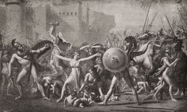 The Intervention of the Sabine Women.