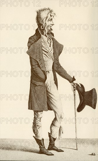 Men's fashion during the French Revolution.