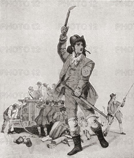 A London fireman in the 1790's.