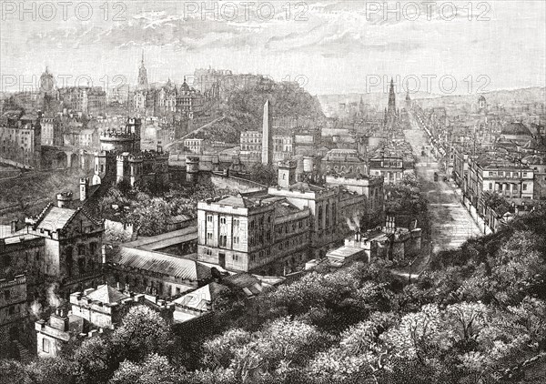 View of Edinburgh.