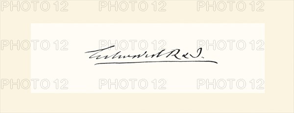 Signature Of Edward VII.
