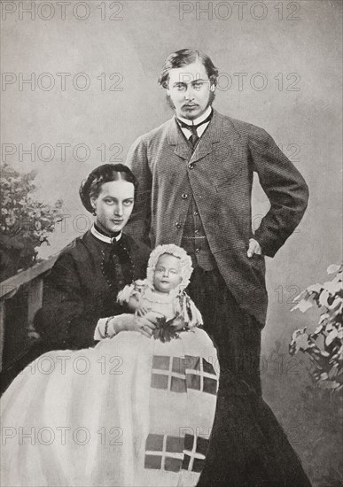 The Prince and Princess of Wales.