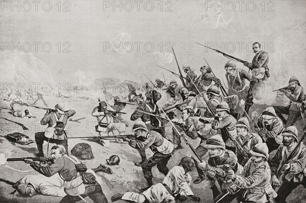 The Battle of Tel el-Kebir or el-Tal el-Kebir.
