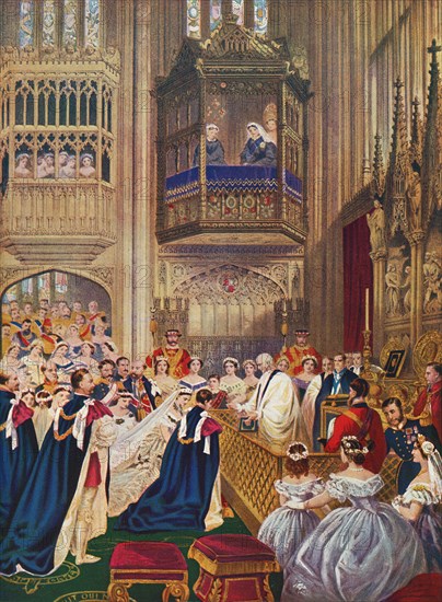 The Royal Wedding between Albert Edward.