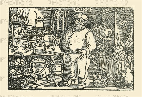 A chef from the Tudor period in England.
