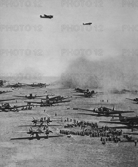 A German desert aerodrome.