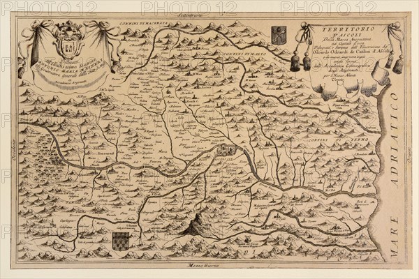 17th century geographical map